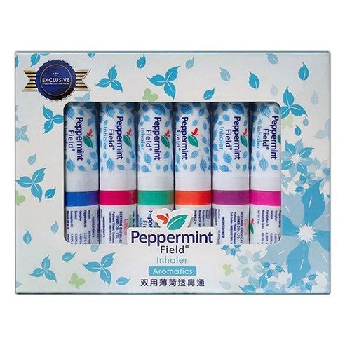 상품 이미지: 페퍼민트필드 야돔 인헤일러 6개, 1세트