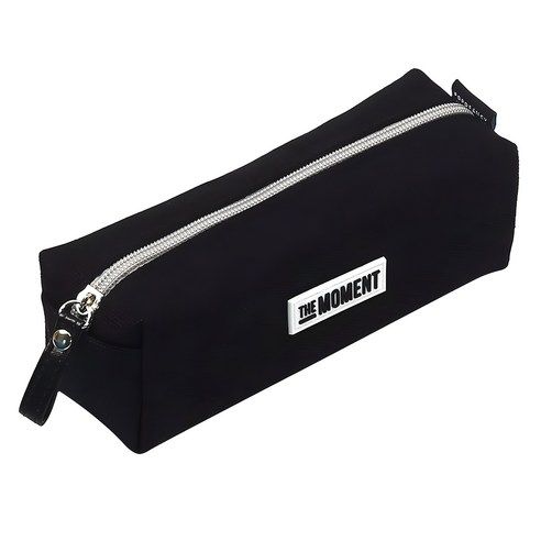 상품 이미지: 포포팬시 더모먼트 심플 펜 파우치, 블랙, 1개