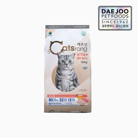 상품 이미지: 비타플러스 전연령 고양이 대용량 건식사료 16kg