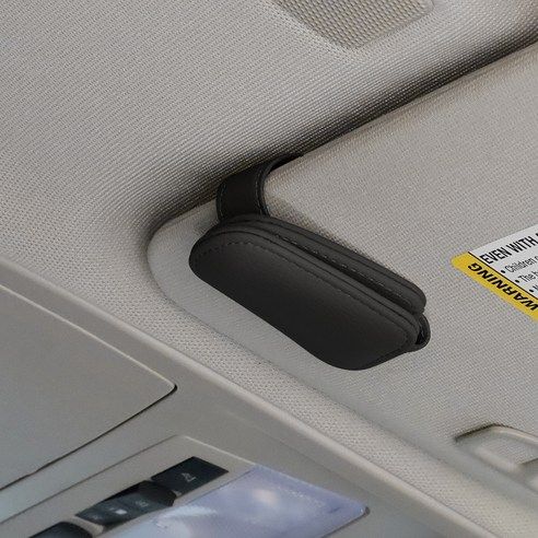 상품 이미지: 어니우니 자동차 선바이저 썬글라스클립, 블랙, 1개