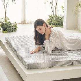 상품 이미지: 하이얀 허리편한 고밀도 탄탄토퍼 접이식 HR고밀도폼 토퍼 매트 15cm/8cm