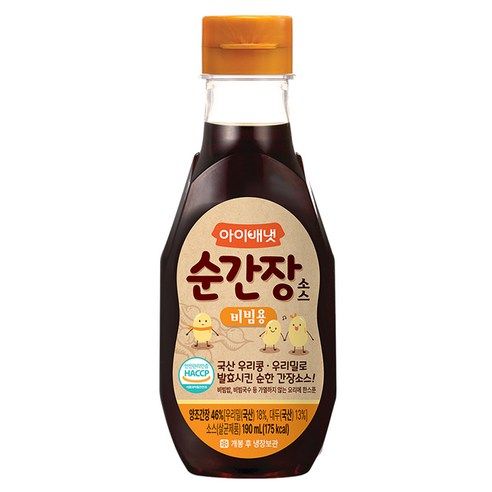 상품 이미지: 아이배냇 순 간장소스 190 ml