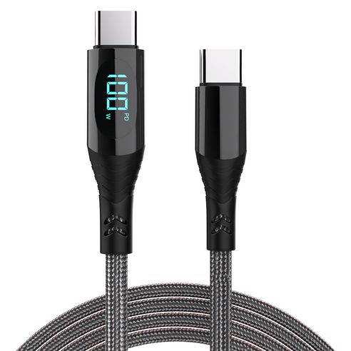 상품 이미지: 굿밸류 디스플레이 C타입-C타입 PD 100W 초고속 충전케이블