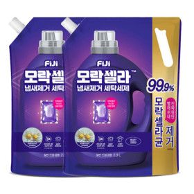 상품 이미지: 피지 모락셀라 액체세제 2.3L 리필 코튼향 2개