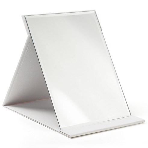 상품 이미지: 비타할로 PU커버 접이식 휴대용 탁상 거울 대형