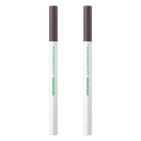 상품 이미지: 이니스프리 납작 아이브로우 펜슬 0.3g, 4호 새벽 이슬 애쉬 브라운, 2개