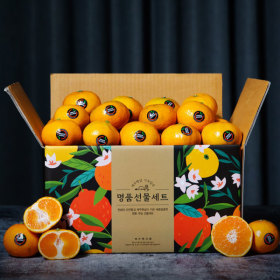 상품 이미지: (신선집중) 새코롬 감귤 블랙라벨 초고당도 가정용 타이백감귤 4.5kg 로얄과 12Brix 이상
