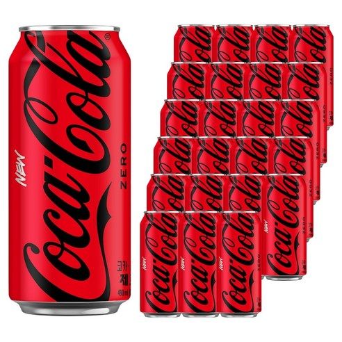 상품 이미지: 코카콜라 제로, 490ml, 24개