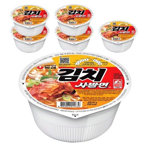 상품 이미지: 김치사발면 86g, 6개