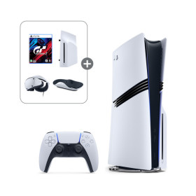 상품 이미지: (최종혜택가 144만원대)라이브 한정 PS5 Pro + PS5 그란투리스모 + VR2 + 디스크 드라이브 + VR 충전거치대