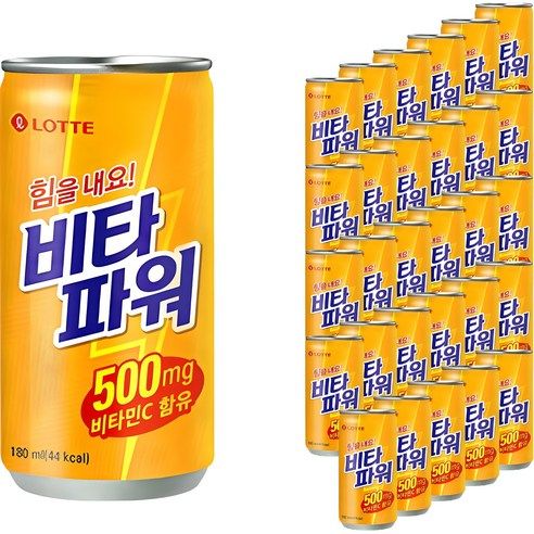 상품 이미지: 롯데 비타 파워, 180ml, 30개
