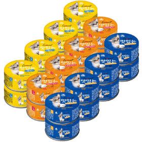 상품 이미지: 사조 러브잇 대용량 맛있는 참치 고양이 길냥이캔 160g x 24개 세트 레드라벨 라인