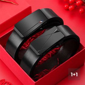 상품 이미지: (20%할인쿠폰)1+1 프리미엄 가죽 남성자동벨트 정장 캐주얼 어디든 잘 어울리는/ 온라인 최저가 살수록 이득