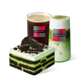 상품 이미지: (투썸플레이스) 떠먹는 말차 아박 + 말차 크림 라떼 R + 아메리카노 R