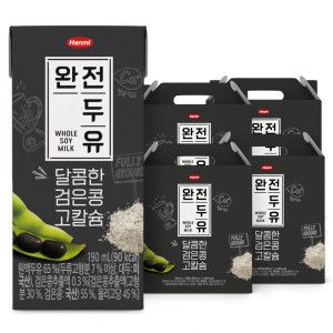 상품 이미지: 한미 완전두유 달콤한 검은콩 고칼슘 190ml 64팩