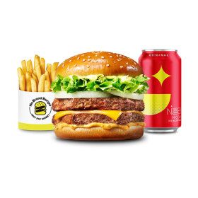 상품 이미지: (노브랜드버거) NBB 어메이징 더블 버거세트