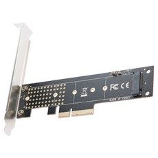 상품 이미지: 컴스 PCI Express 변환 컨버터 M.2 NVME SSD KEY M to PCI-E 4x 변환 카드 써멀패드 PC 브라켓, 1개, SW570