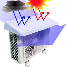 상품 이미지: 대한민국 생산 비오니 에어컨 실외기커버 열차단 절전 덮개 가림막 차양 햇빛가리개