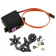 상품 이미지: 아두이노 로봇팔용 고출력 서보모터 MG996R (180도 회전), 1개