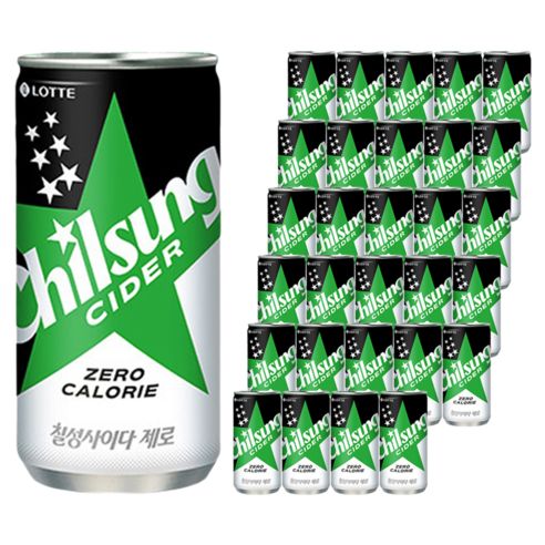 상품 이미지: 칠성사이다 제로, 210ml, 60개
