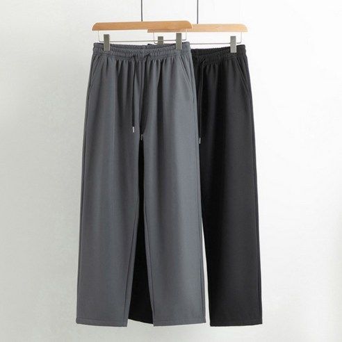 상품 이미지: 2장 세트 기모 트레이닝 스트레이트 일자 팬츠 겨울바지 -233