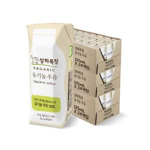 상품 이미지: 상하목장 유기농 멸균우유 125ml x 72팩