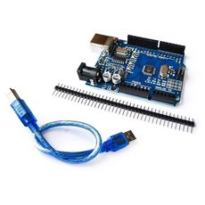 상품 이미지: 아두이노 우노 Uno R3 호환 보드, 기본형+USB A타입 케이블