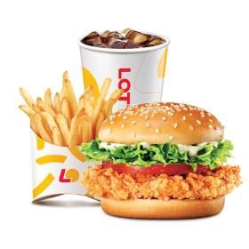 상품 이미지: (롯데리아) 핫크리스피치킨버거 세트