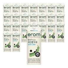 상품 이미지: 이롬 황성주 박사의 국산콩 두유 검은콩 고칼슘, 190ml, 24개