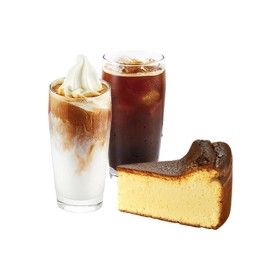 상품 이미지: (폴 바셋) 바스크 치즈 케이크+룽고S+아이스크림 카페라떼S