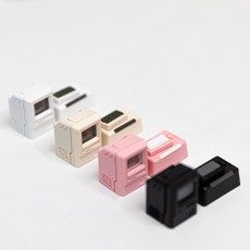 상품 이미지: 올리민 IBM 맥킨토시 애플 포인트키캡 레트로 기계식 키보드 키캡 2PC ESC+TAB 키캡, 03.핑크 ESC+TAB
