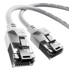 상품 이미지: 코드웨이 40기가 CAT8 초고속 인터넷 랜선 U/FTP 랜케이블, 1개, 2m