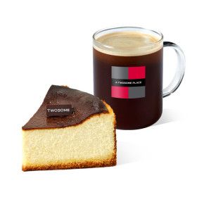 상품 이미지: (투썸플레이스) 바스크 치즈 케이크 (고르곤졸라) 피스 + 아메리카노 R