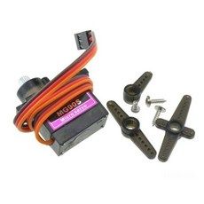 상품 이미지: 티앤디 MG90S 기어 서보모터 360도 회전 RC 아두이노 모터, 1개