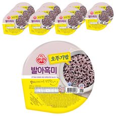 상품 이미지: 오뚜기 발아흑미 즉석잡곡밥, 210g, 12개