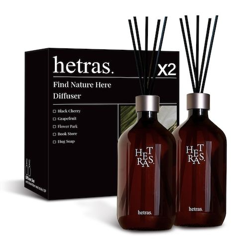 상품 이미지: [적립금 1,500원]1+1 대용량 500ml 실내 디퓨저 방향제+선물박스+리드스틱