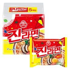 상품 이미지: 오뚜기 진라면 매운맛 120g, 5개