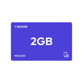 상품 이미지: (SK텔레콤) T 데이터쿠폰 2GB