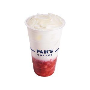 상품 이미지: (빽다방) 딸기라떼(ICED)