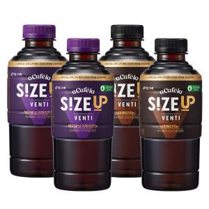 상품 이미지: 빙그레 아카페라  사이즈업 벤티 600ml 2종 중 선택 24펫 /아메리카노/헤이즐넛/커피