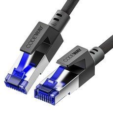 상품 이미지: 코드웨이 CAT8 인터넷 랜선 초고속 40Gbps 랜 케이블, 1개, 1m