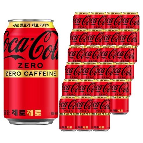 상품 이미지: 코카콜라 제로제로, 350ml, 24개