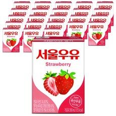 상품 이미지: 서울우유 멸균딸기우유, 200ml, 24개
