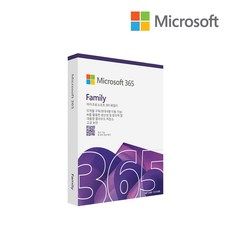 상품 이미지: 마이크로소프트 365 패밀리 오피스 M365 Family PKC 1년 구독, Office 365 Family