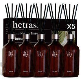 상품 이미지: hetras. 대용량 디퓨저 500ml 5개입 실내 방향제