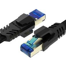 상품 이미지: 로랜텍 브밴 CAT8 SSTP 게이밍 인터넷 기가랜선 초고속 랜 케이블, 30m, 1개