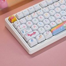 상품 이미지: 애니멀파티 키캡 (125key) 기계식 키보드 독거미 한무무 선물, MOA