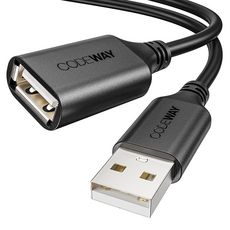 상품 이미지: 코드웨이 USB 2.0 연장케이블, 1개, 1m