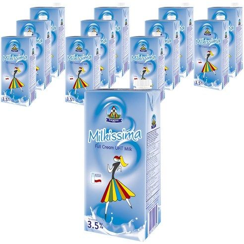 상품 이미지: 워비츠 밀키스마 멸균 흰우유, 1L, 12개