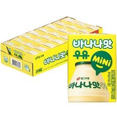 상품 이미지: 바나나맛우유 mini, 120ml, 24개